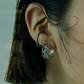 sharanpoi - あわゆき silver925 pave brown diamonds earcuff ring