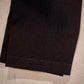 25AW BAUTH - BLACK TWILL TROUSERS