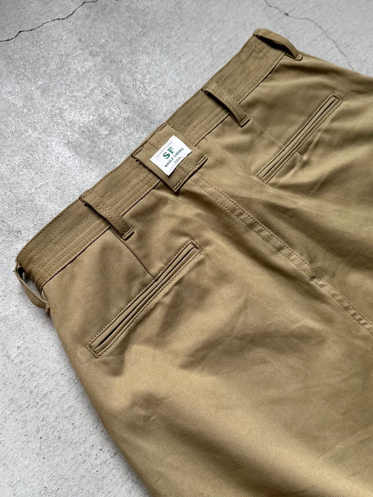 SASSAFRAS - Wheel Barrow Pants (Slub Chino)