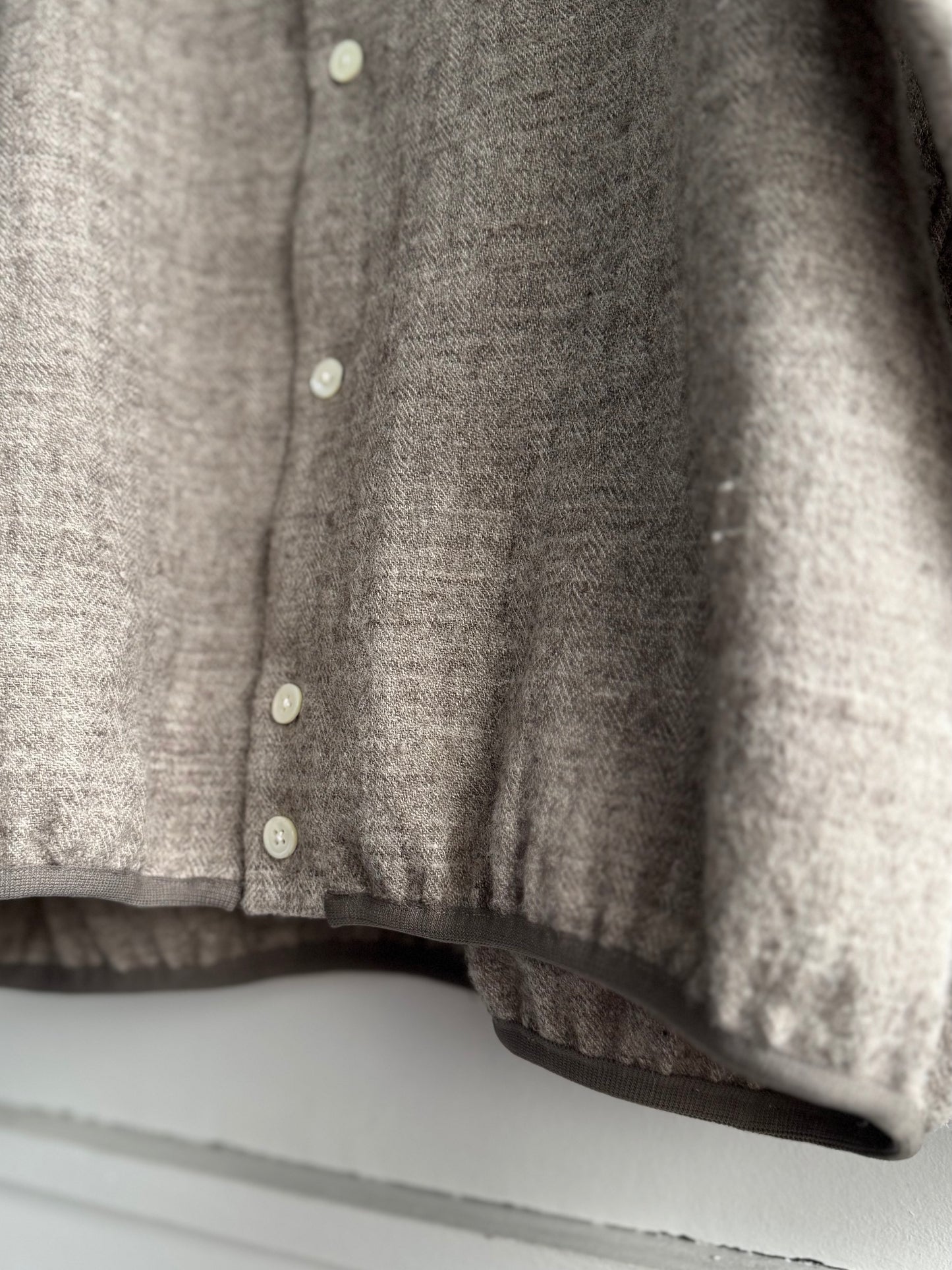KIMURA - cardigan shirt with collar