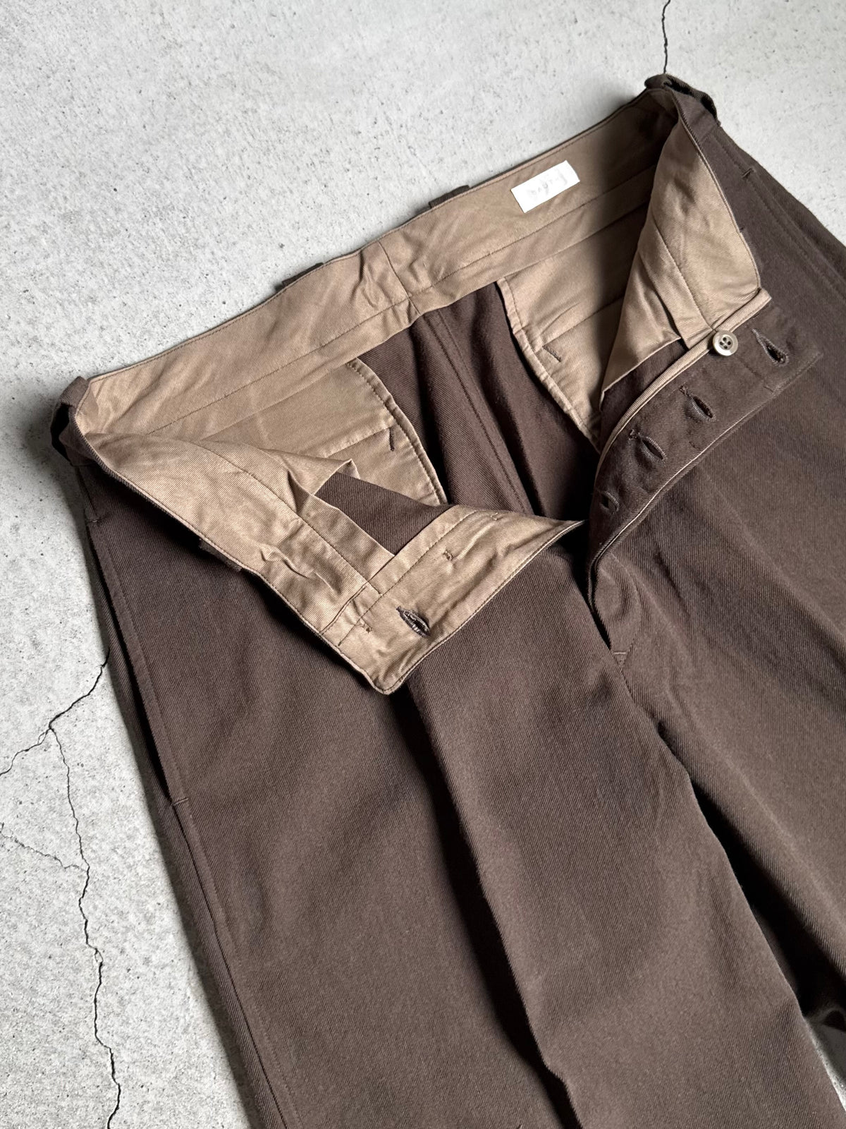 BAUTH - WOOL COTTON MILITARY PANTS