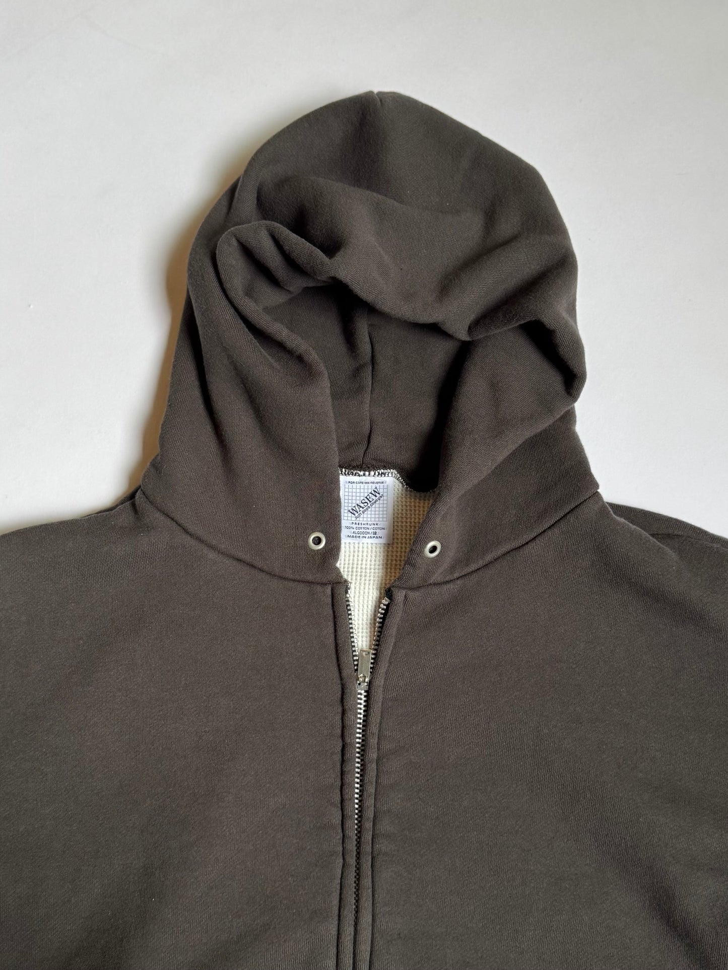 WASEW - TWO FACE ZIP HOODIE