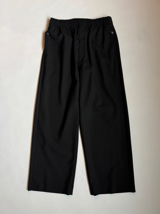 26SS SARTO - RELAX WIDE PANTS (BLACK）