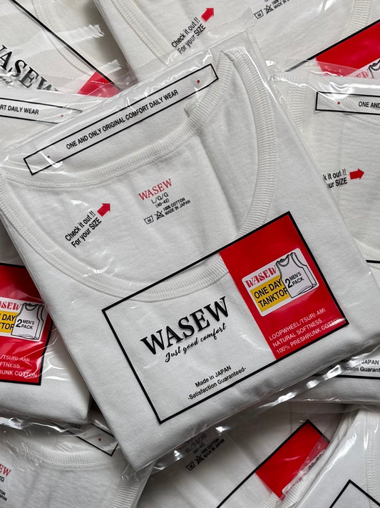 『 再入荷 』WASEW - ONE DAY TANKTOP  (2PACK)