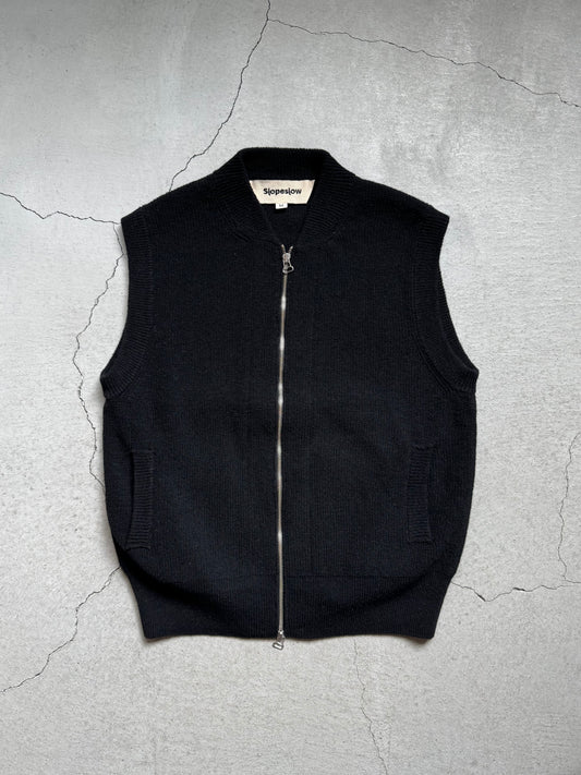 25AW slopeslow - zip front vest