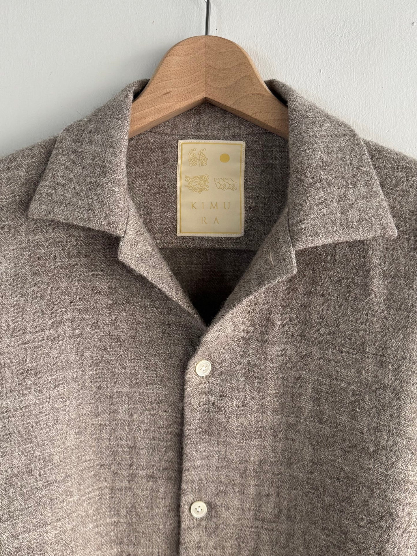 KIMURA - cardigan shirt with collar