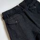 SARTO - FULLING WOOL BELTED TROUSERS