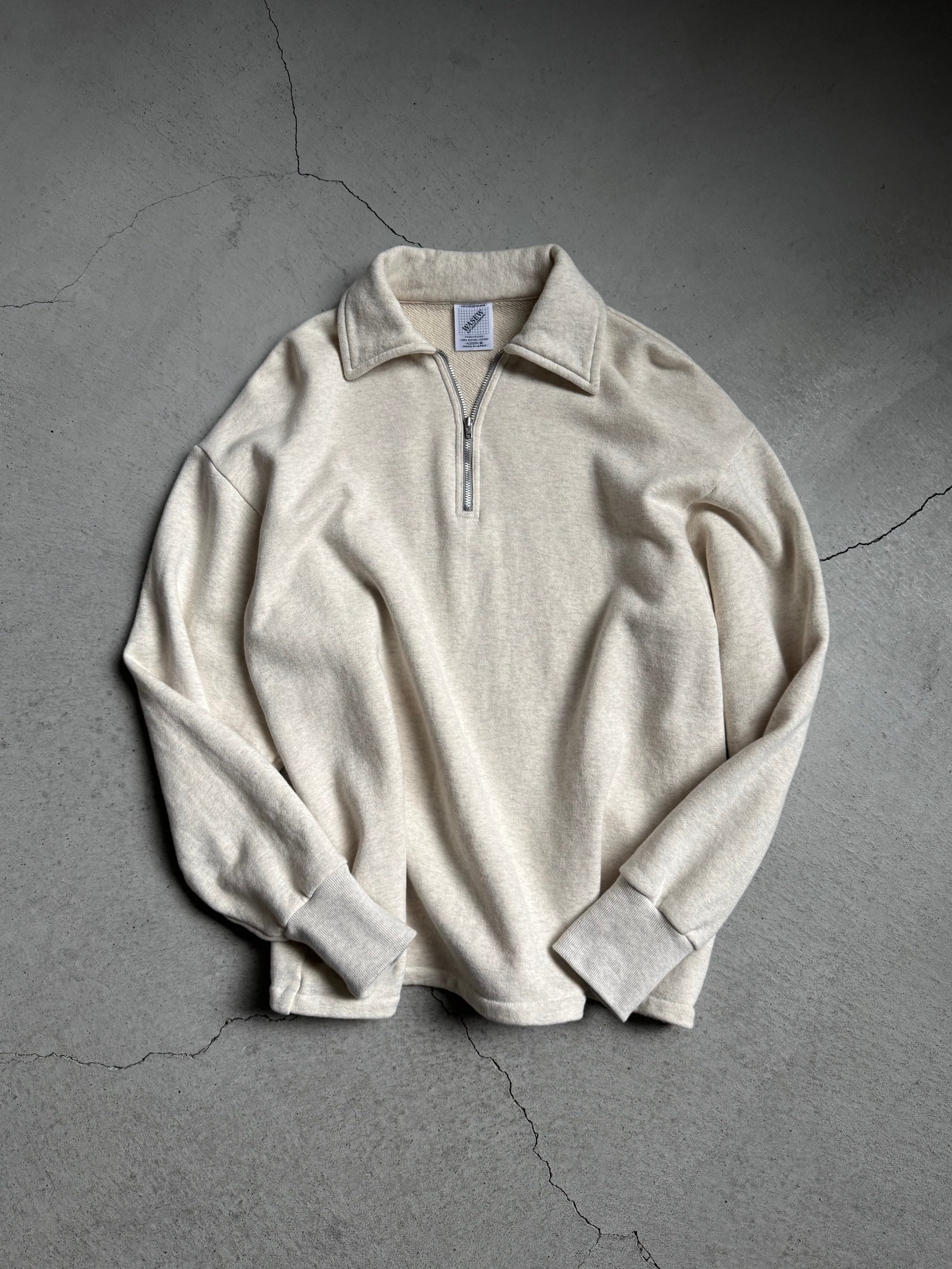 WASEW - ROUGH HALF SWEAT SHIRT – CREUSEURS