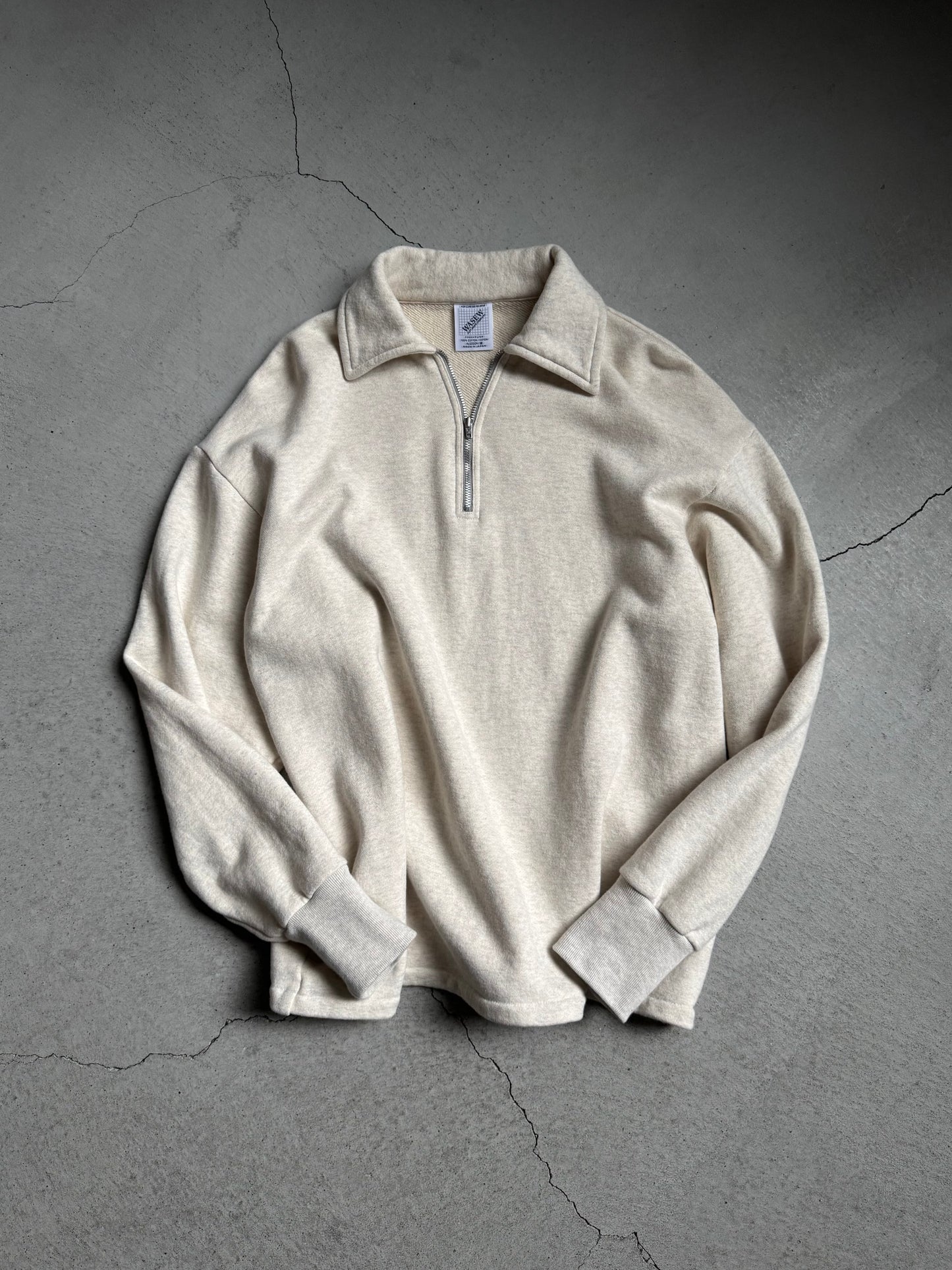 WASEW - ROUGH HALF SWEAT SHIRT