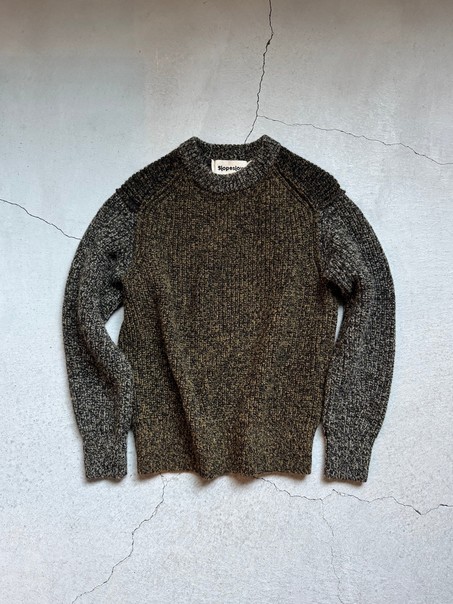 25AW slopeslow - crew neck sweater