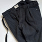 SARTO - FULLING WOOL BELTED TROUSERS