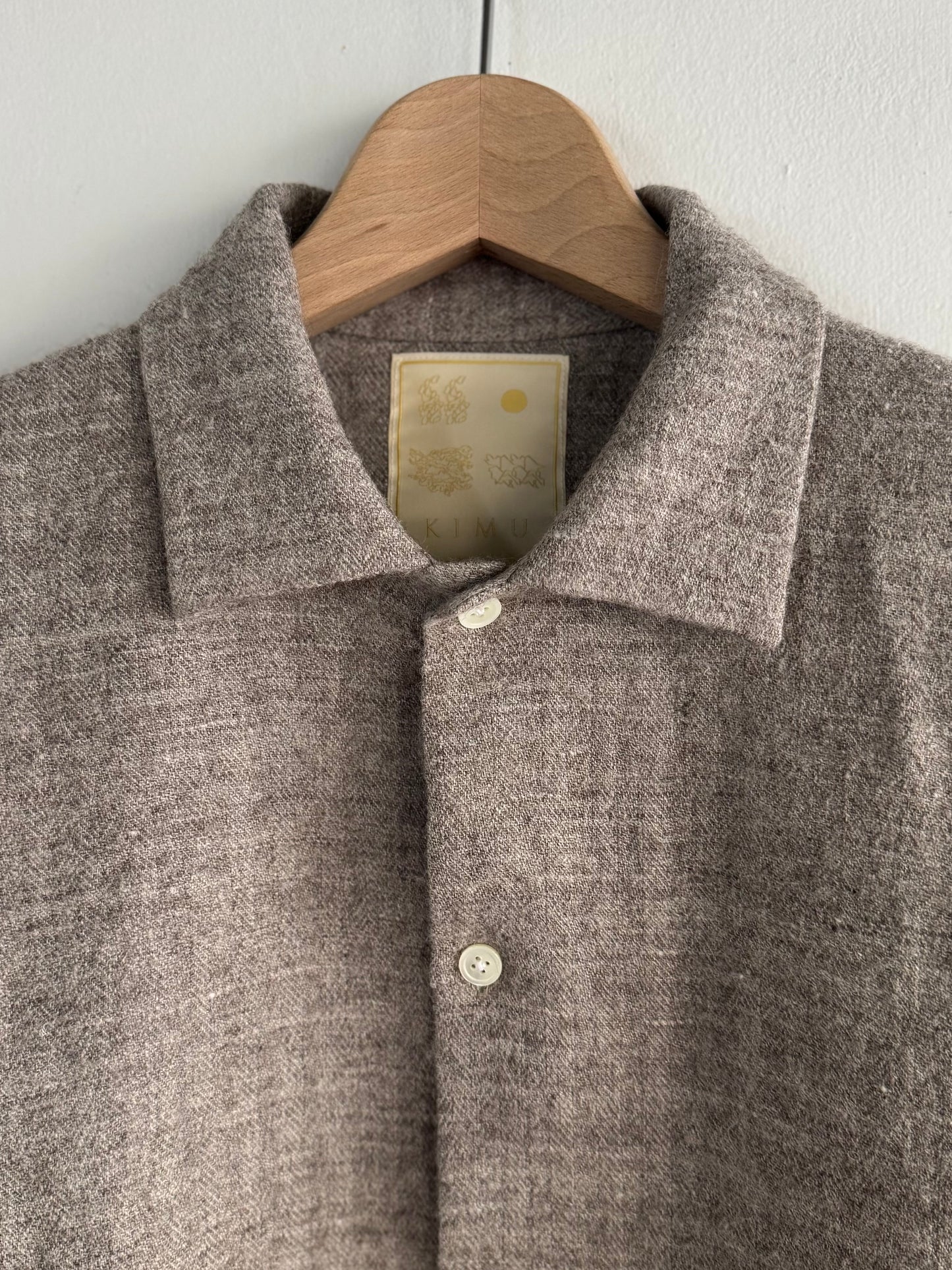 KIMURA - cardigan shirt with collar