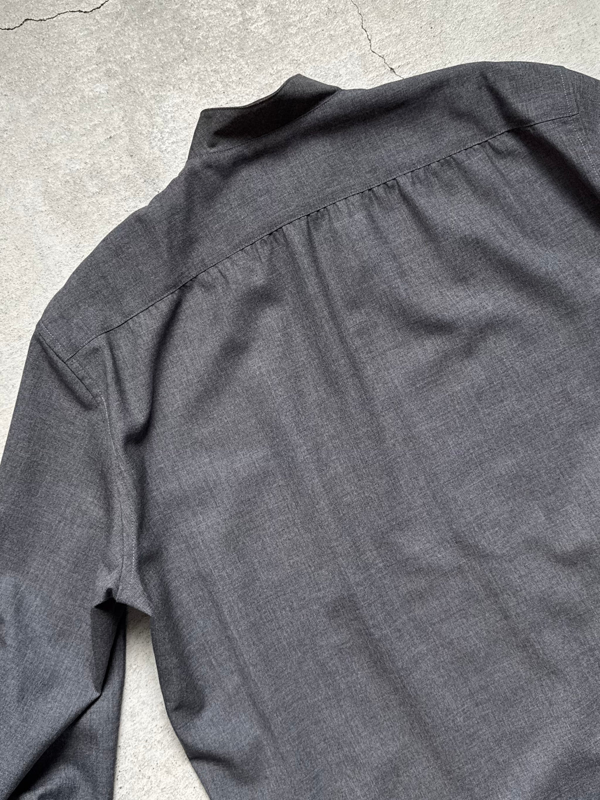 SARTO - HIGH TWIST WOOL WING COLLAR SHIRT