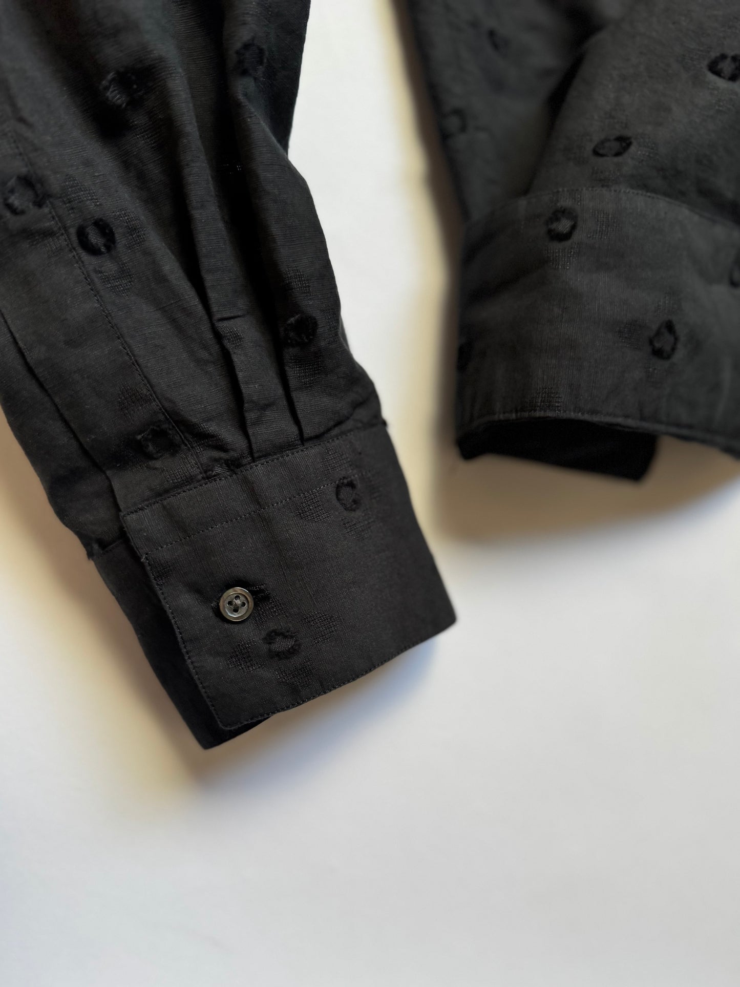 HEUGN - Alf linen jqd dot / SHIRT139