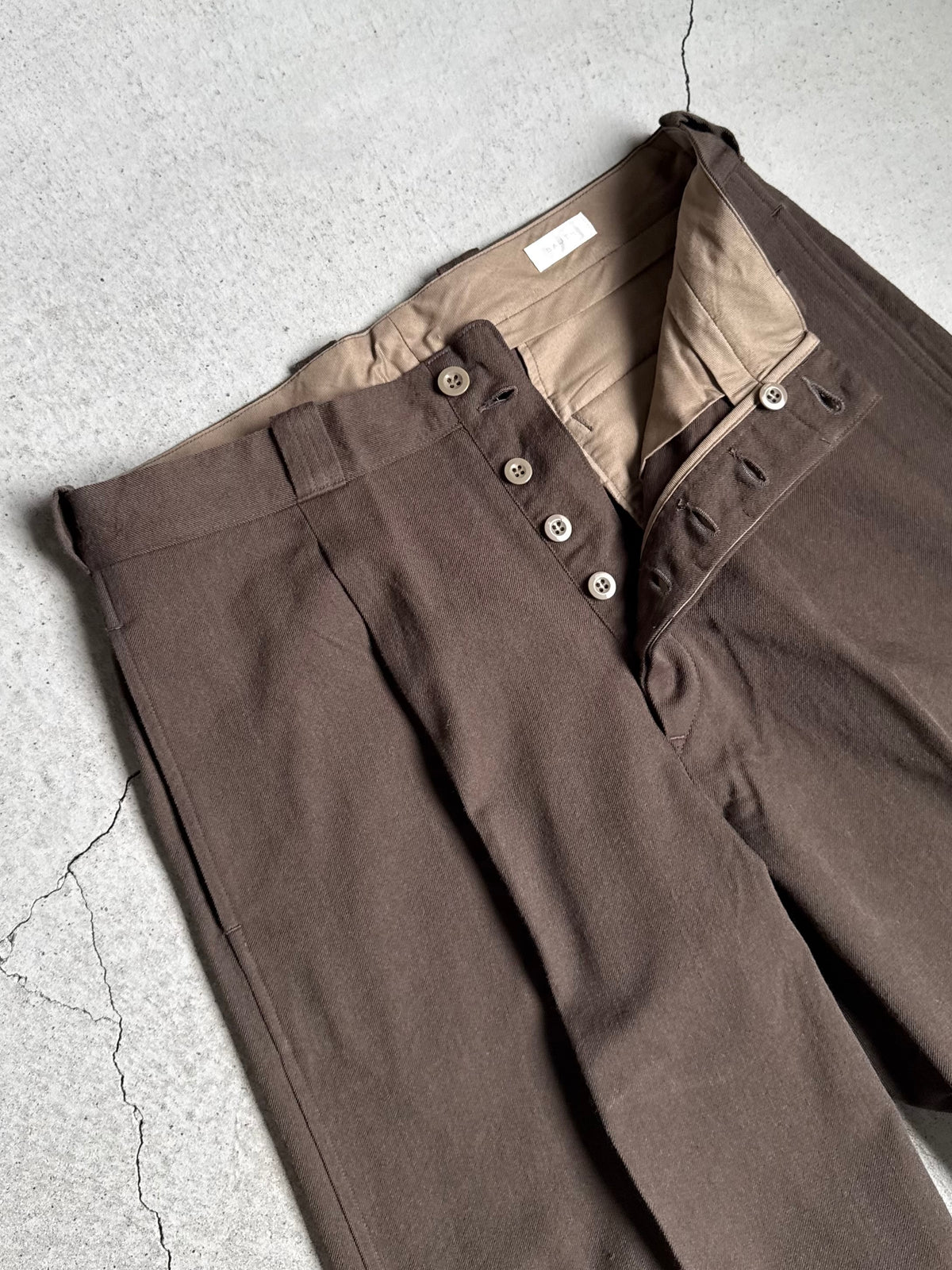 BAUTH - WOOL COTTON MILITARY PANTS