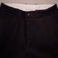 25AW BAUTH - BLACK TWILL TROUSERS