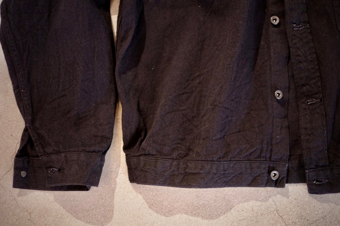 25AW BAUTH - BLACK TWILL BLOUSON