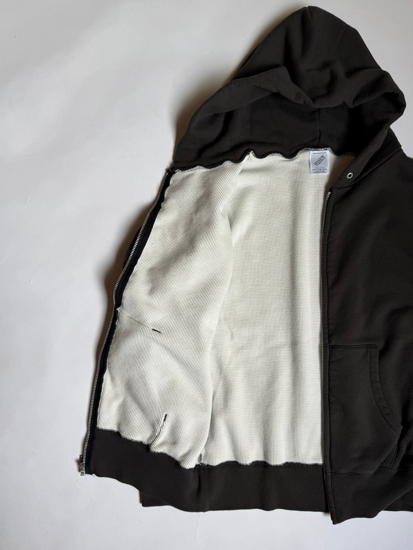 WASEW - TWO FACE ZIP HOODIE