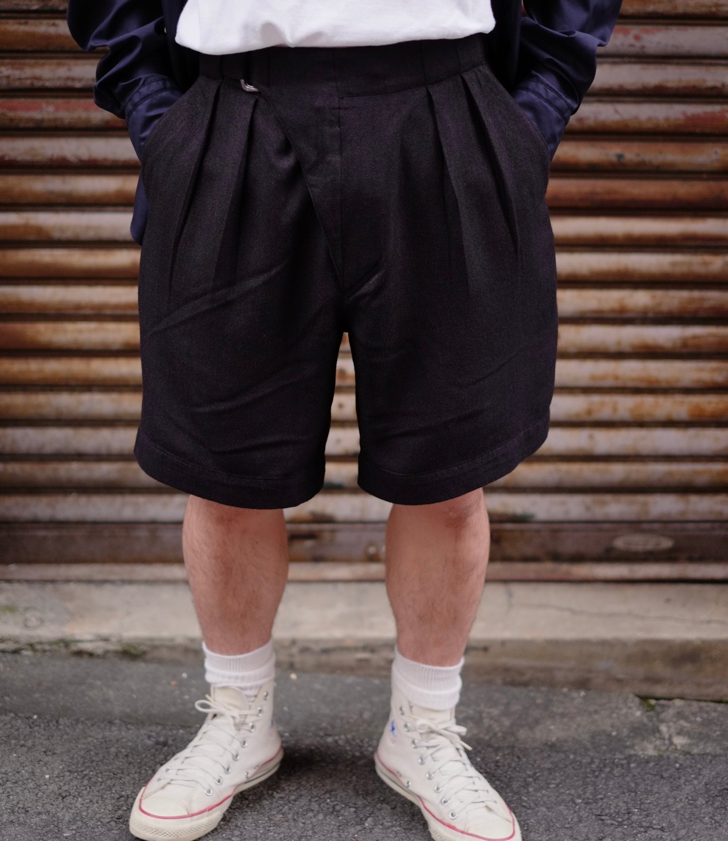 Motiv Mfg /モチーフ マニファクチャリング "Oblique Shorts”