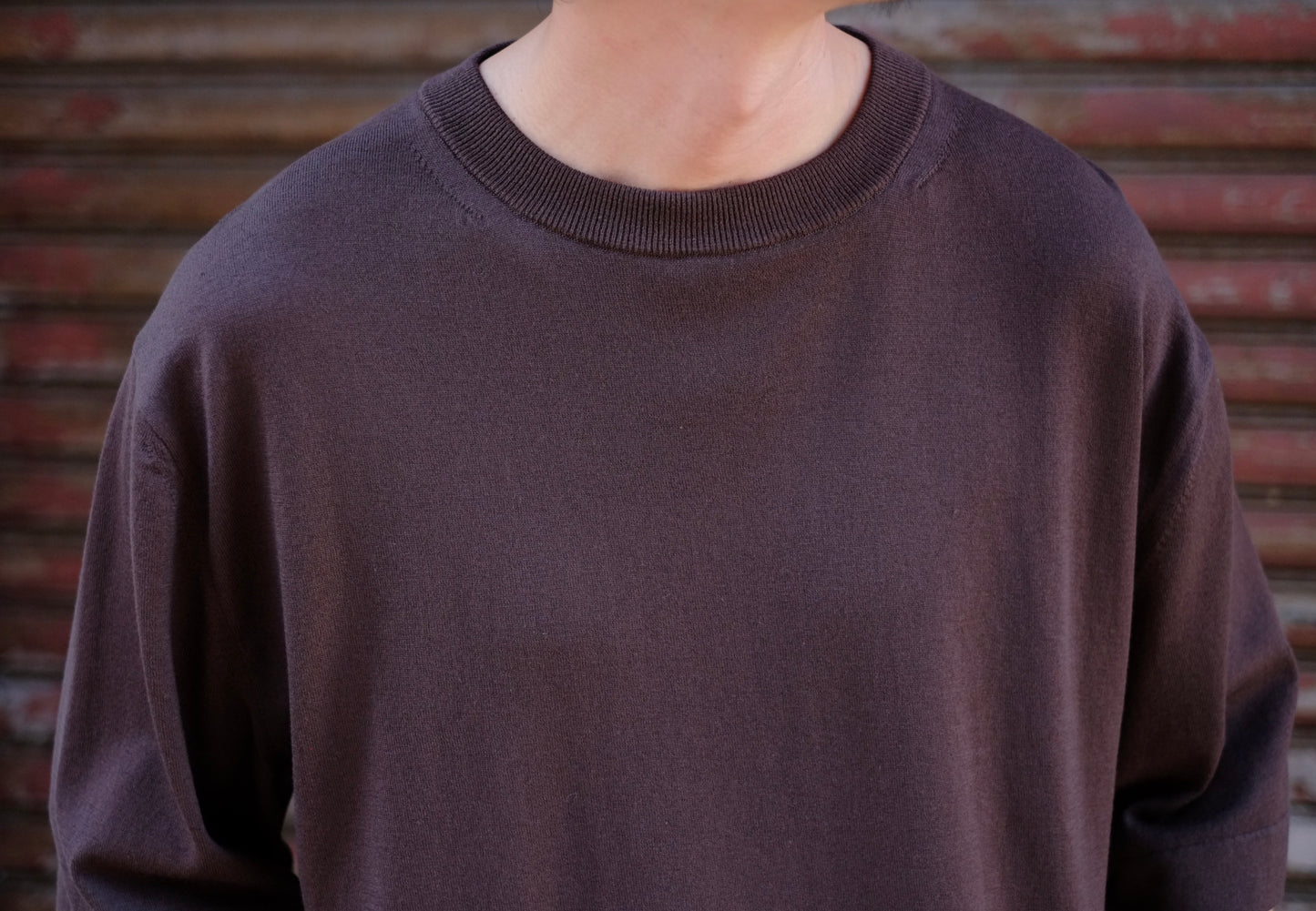 HEUGN / ユーゲン "Jude T-WOOL short sleeve / KNITWEAR012"