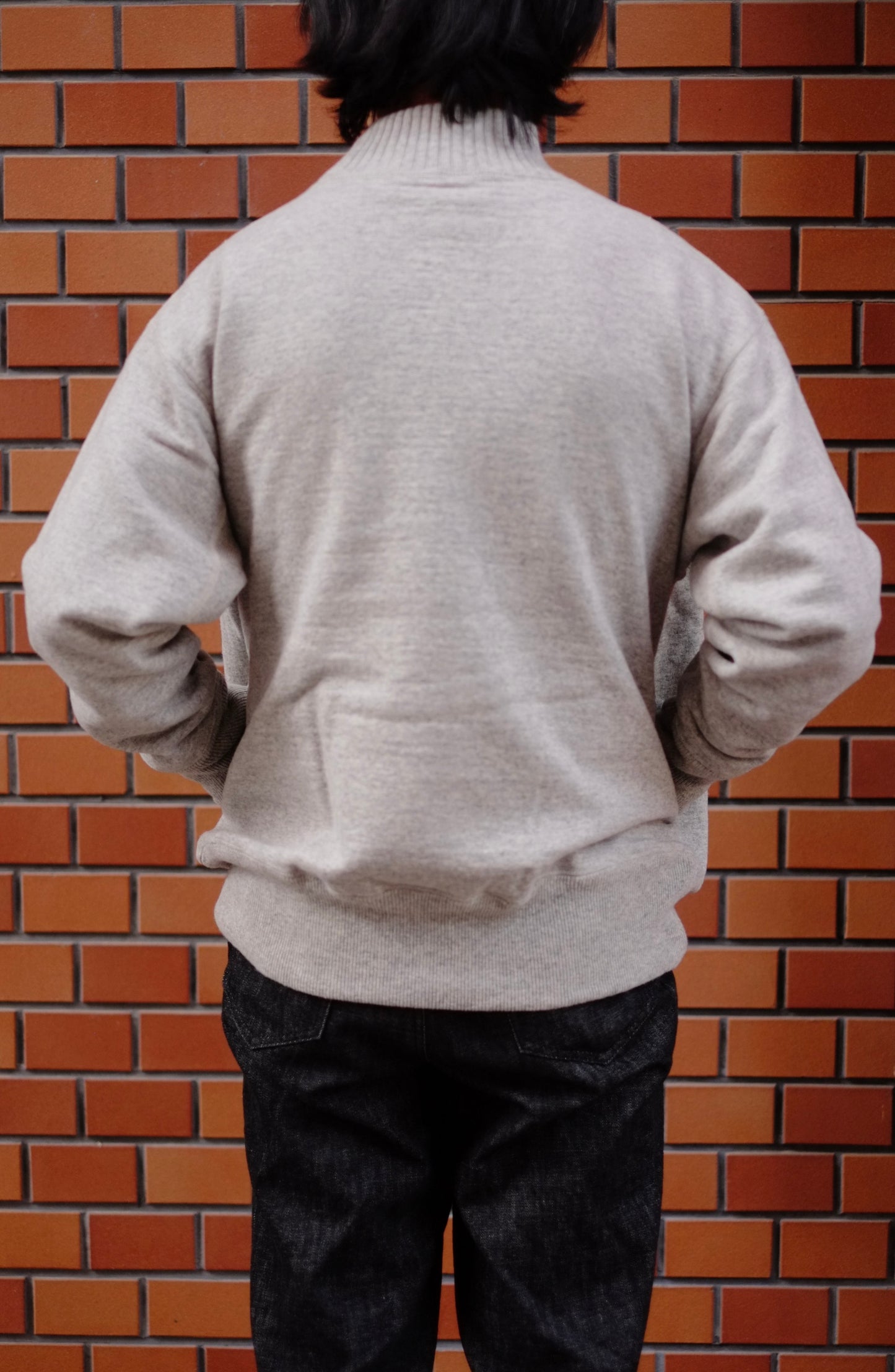 24AW slopeslow / スロープスロー "turtle neck sweatshirt”