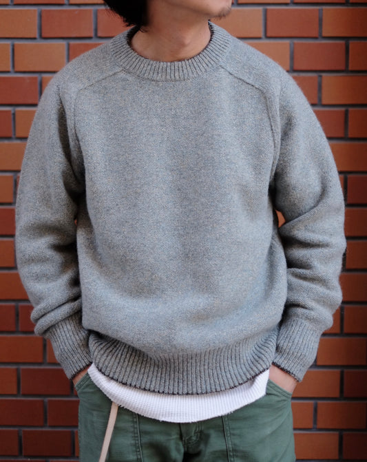 24AW slopeslow / スロープスロー "Crew neck sweater"