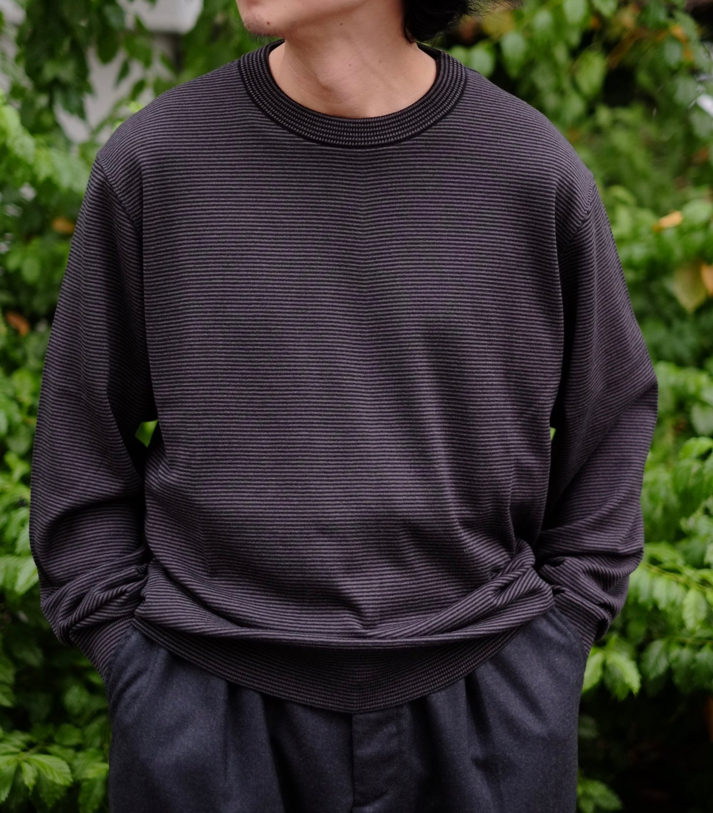 24AW HEUGN / ユーゲン "Roger Boader Wool T / CUT006"