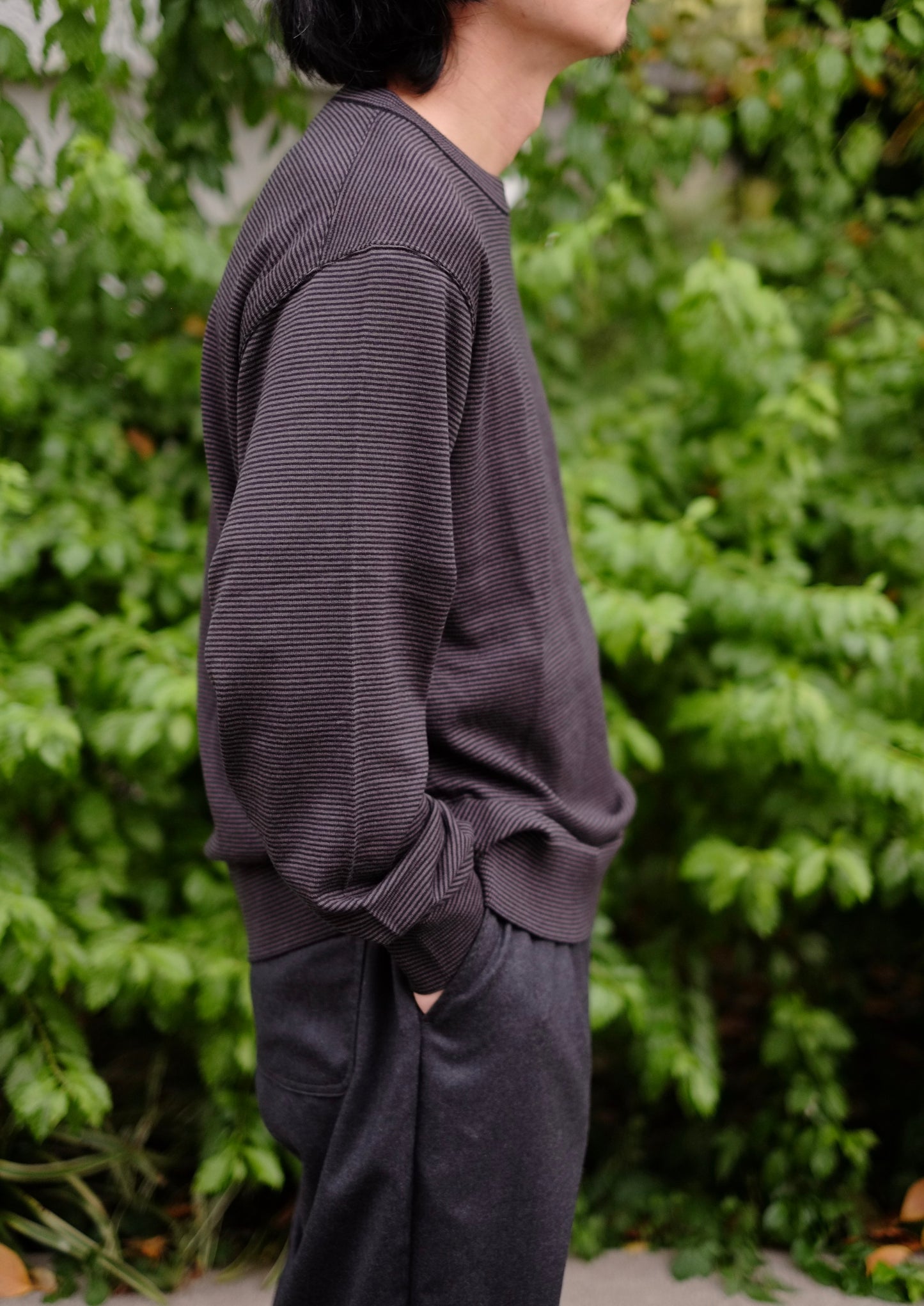 24AW HEUGN / ユーゲン "Roger Boader Wool T / CUT006"