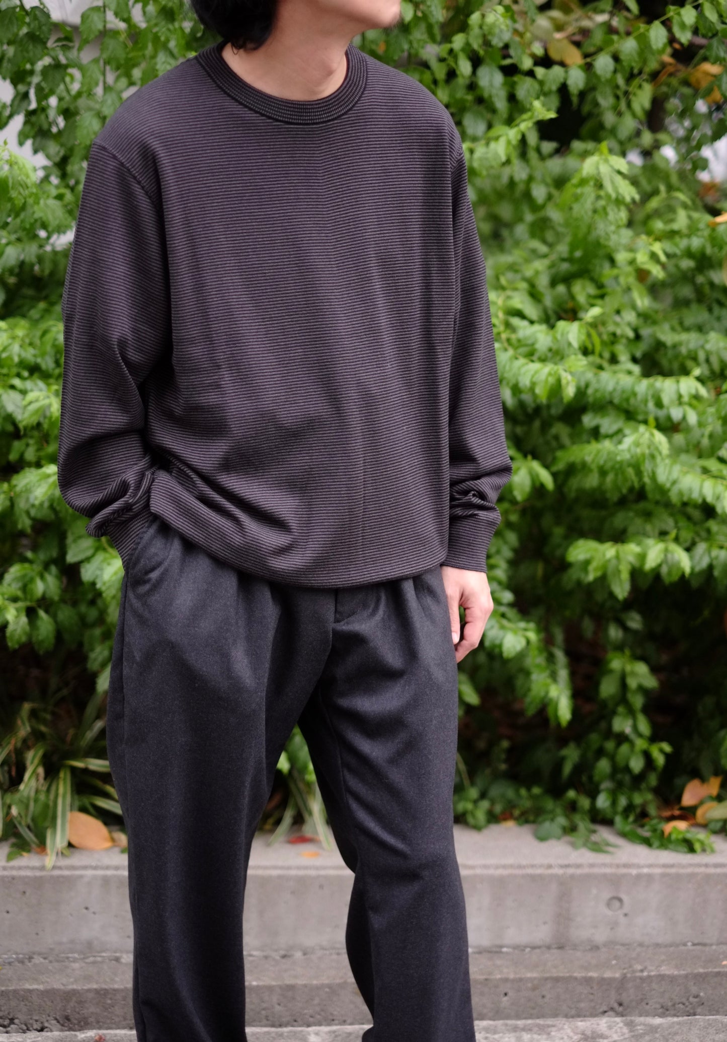 24AW HEUGN / ユーゲン "Roger Boader Wool T / CUT006"