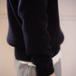 24AW slopeslow / スロープスロー "Cross V neck sweater"