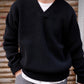 24AW slopeslow / スロープスロー "Cross V neck sweater"