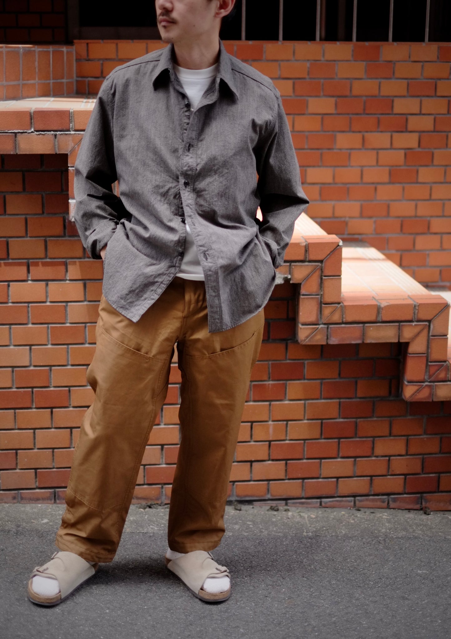 25SS SASSAFRAS - 4/5丈パンツ