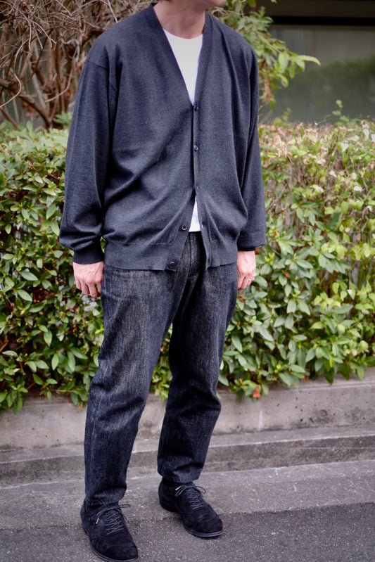 25AW BAUTH - COTTON CASHMERE CARDIGAN