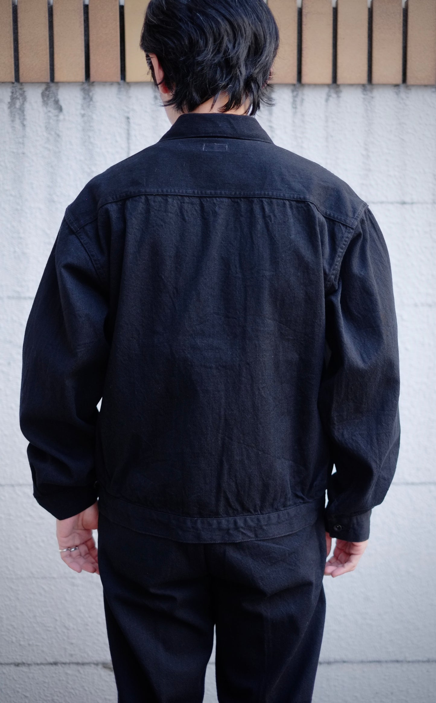 25AW BAUTH - BLACK TWILL BLOUSON