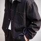 25AW BAUTH - BLACK TWILL BLOUSON