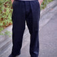 25AW BAUTH - BLACK TWILL TROUSERS