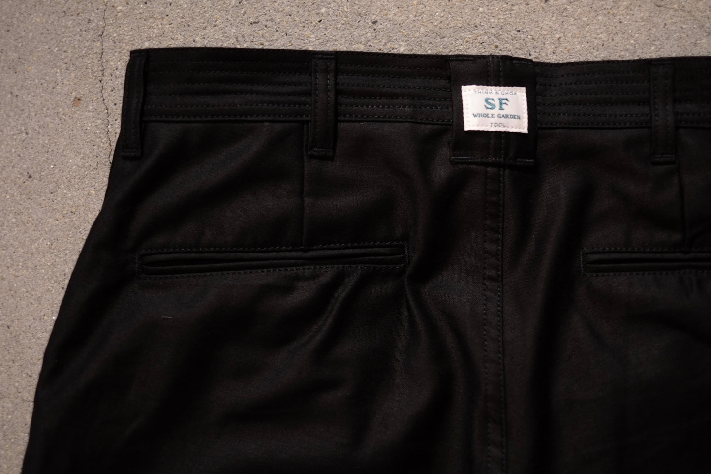 SASSAFRAS - Wheel Barrow Pants(Back Satin)