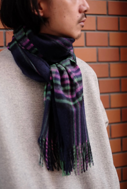 The Inoue Brothers / イノウエブラザーズ "Brushed Scarf Check”