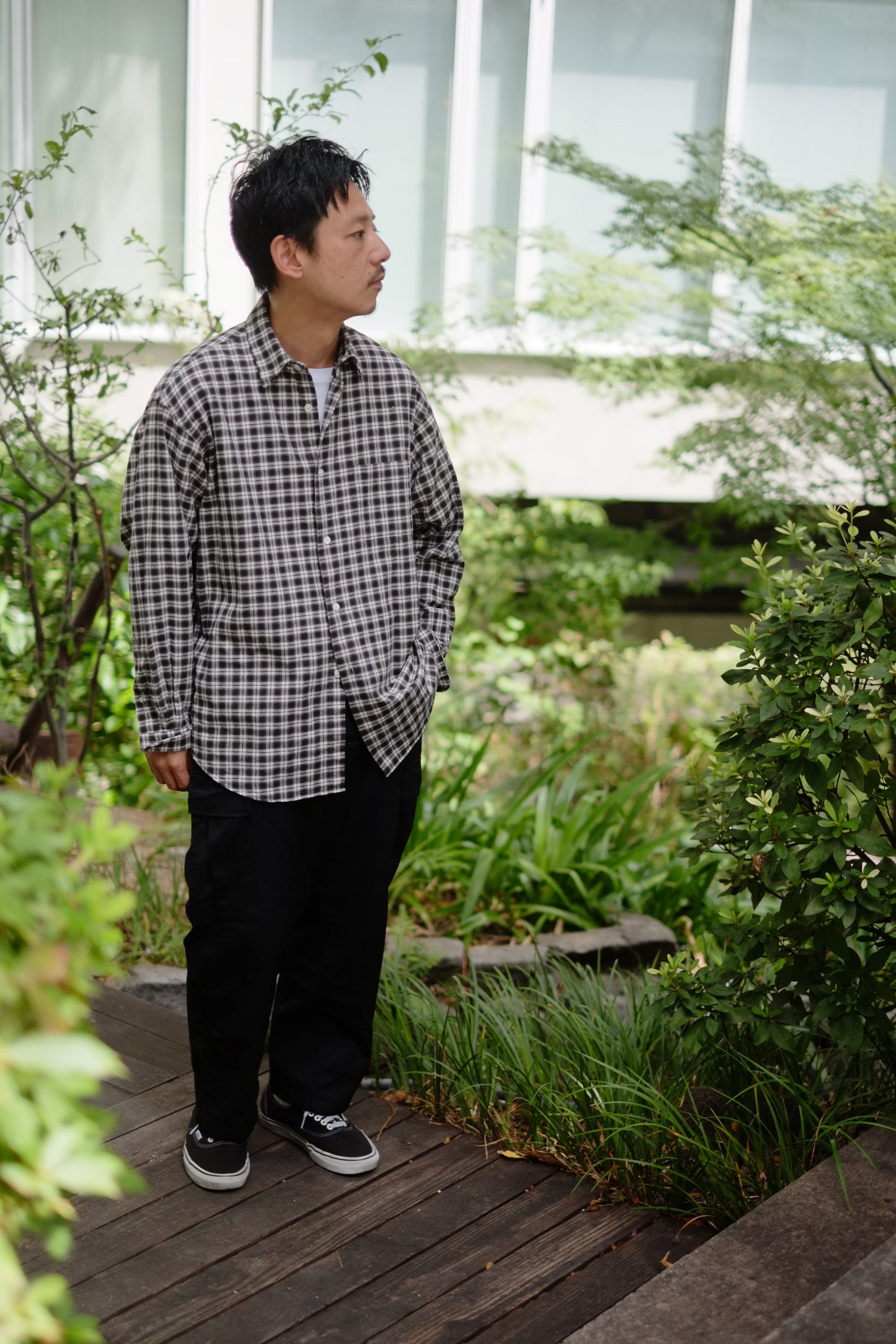 BAUTH - Cotton Silk Check Shirts