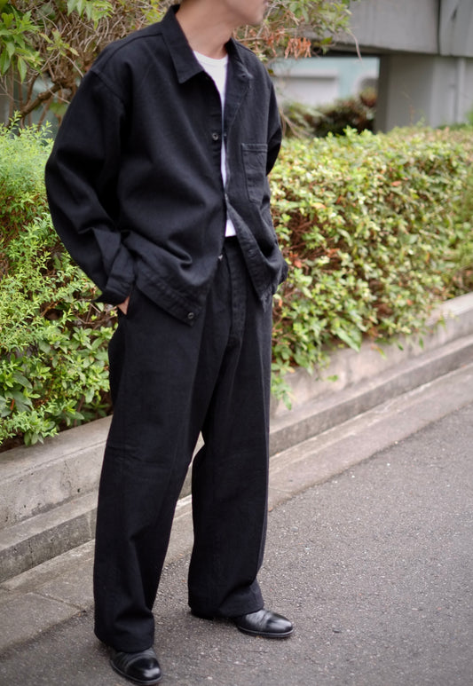 BAUTH - BLACK TWILL TROUSERS