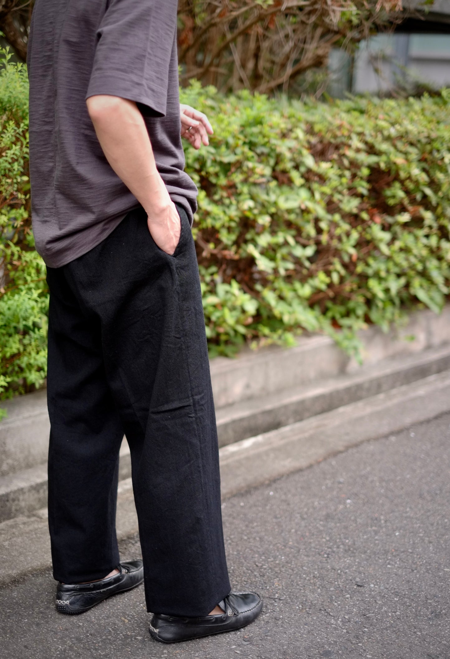 BAUTH - BLACK TWILL TROUSERS