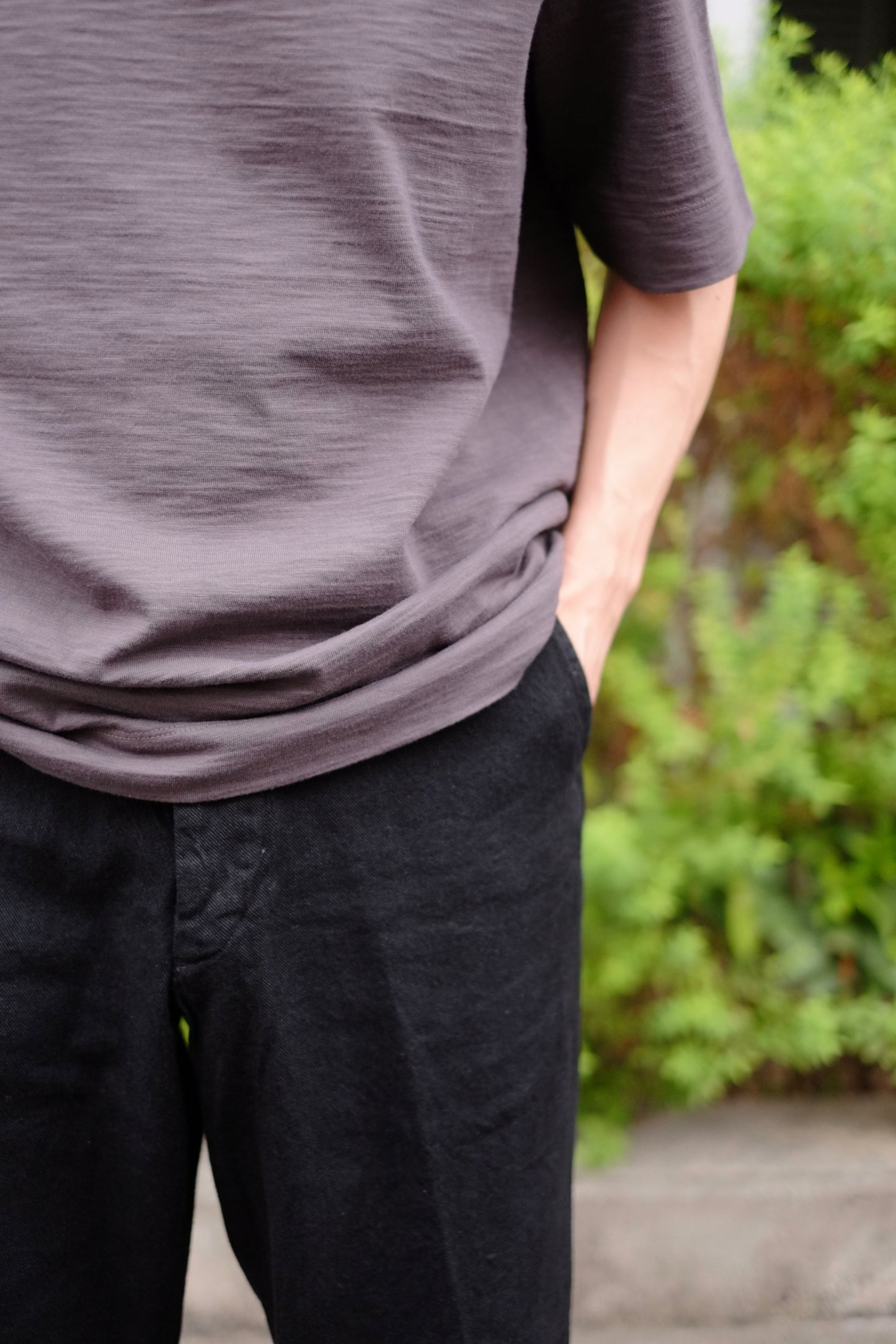 BAUTH - BLACK TWILL TROUSERS