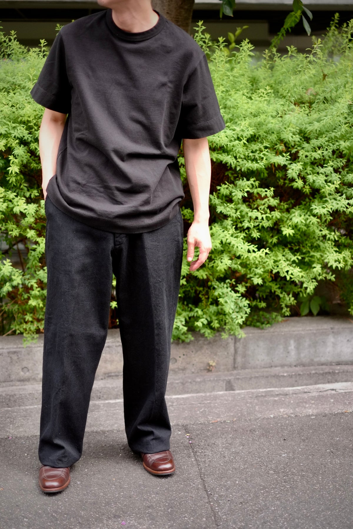 BAUTH - BLACK TWILL TROUSERS