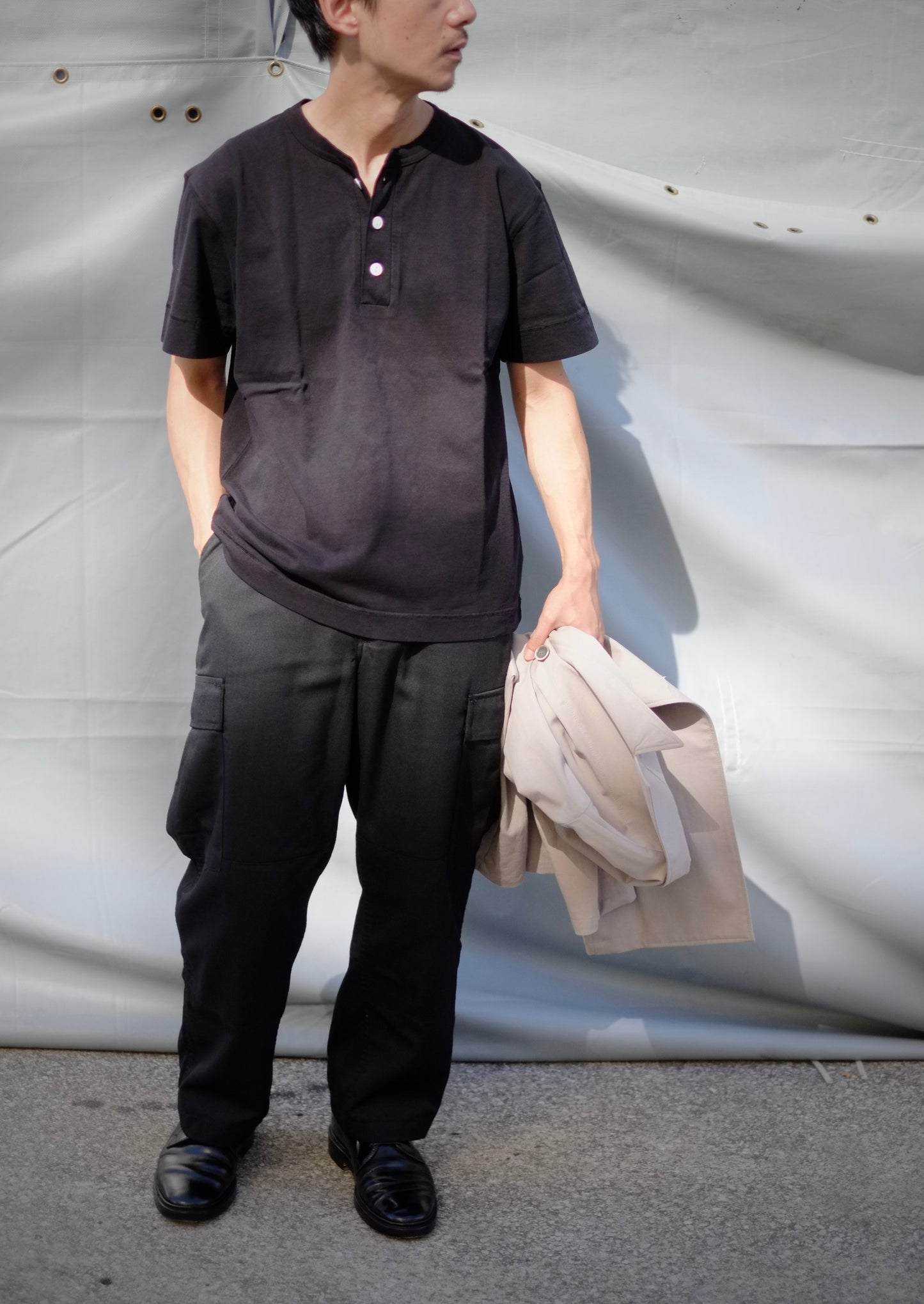 Healthknit - USA HENLEY S/S T SHIRT