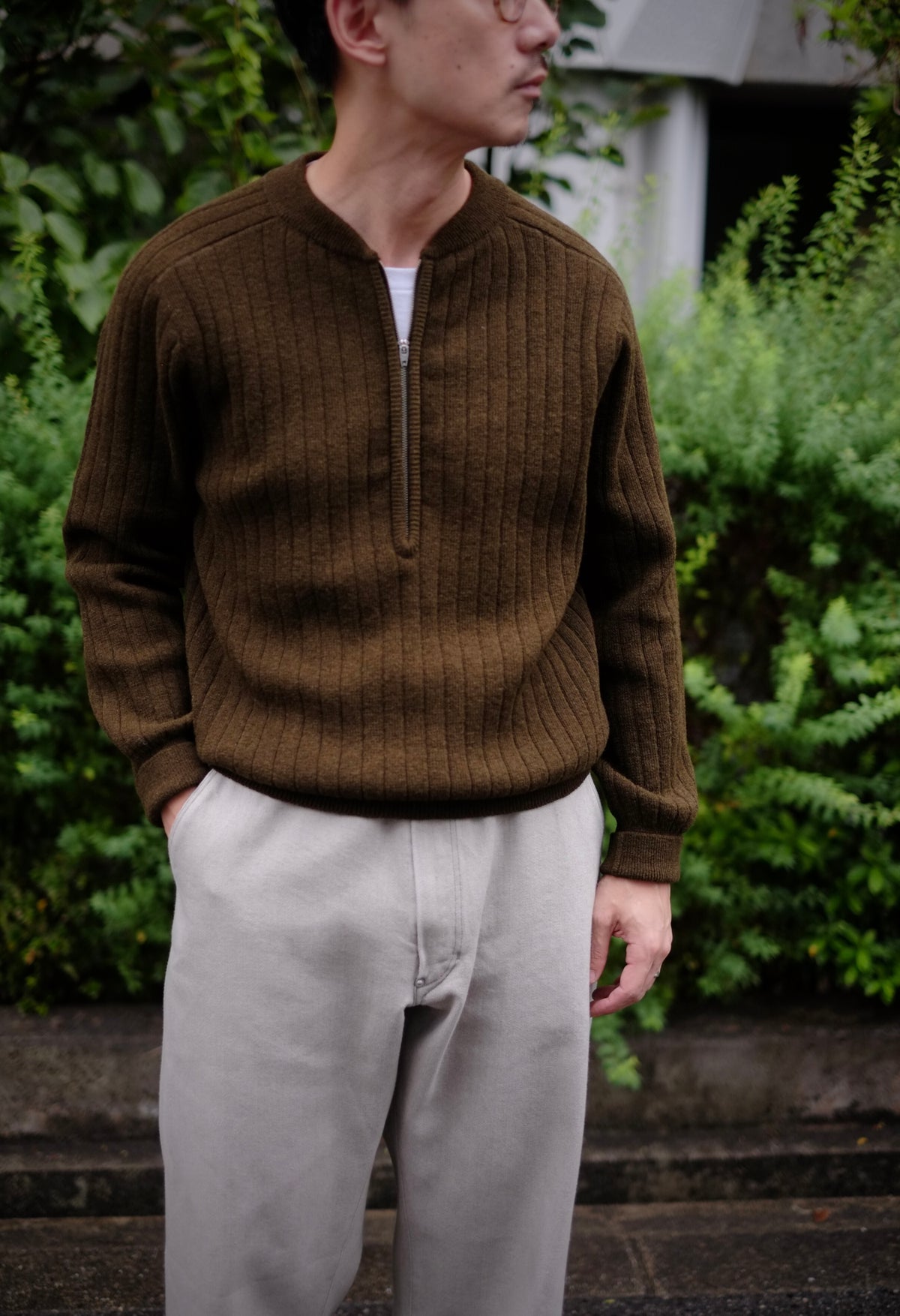 slopeslow - Saddle shoulder half zip