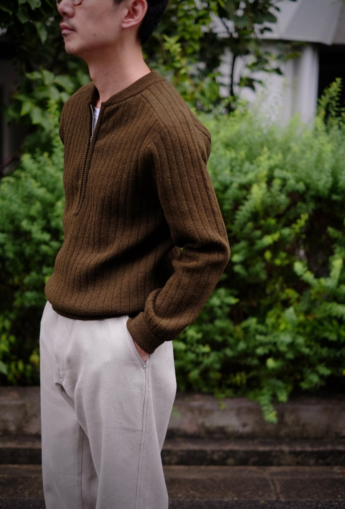 slopeslow - Saddle shoulder half zip