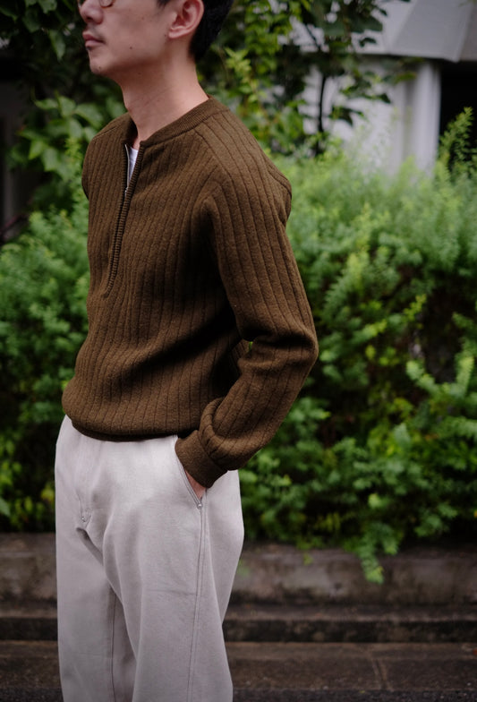 slopeslow - Saddle shoulder half zip