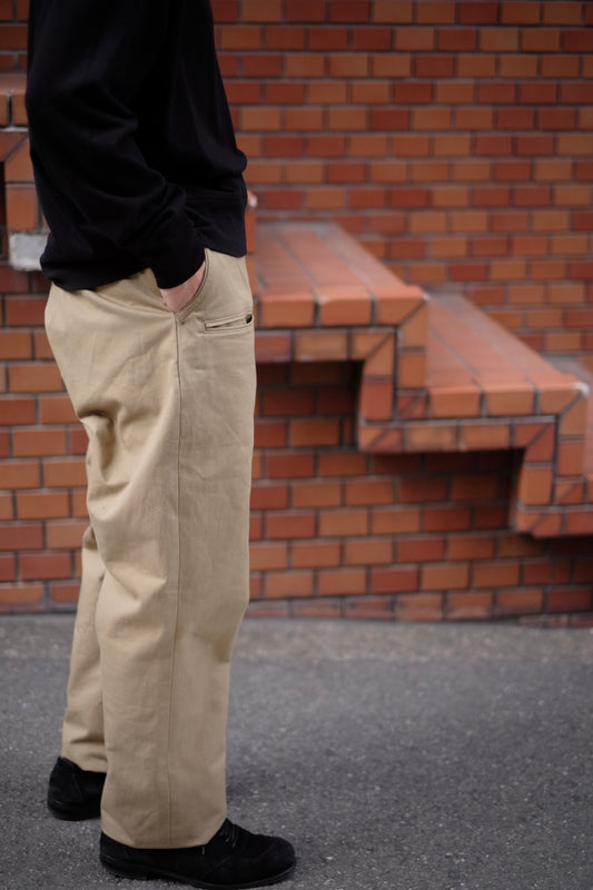SASSAFRAS - Wheel Barrow Pants (Slub Chino)