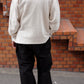 WASEW - ROUGH HALF ZIP SWEAT SHIRT