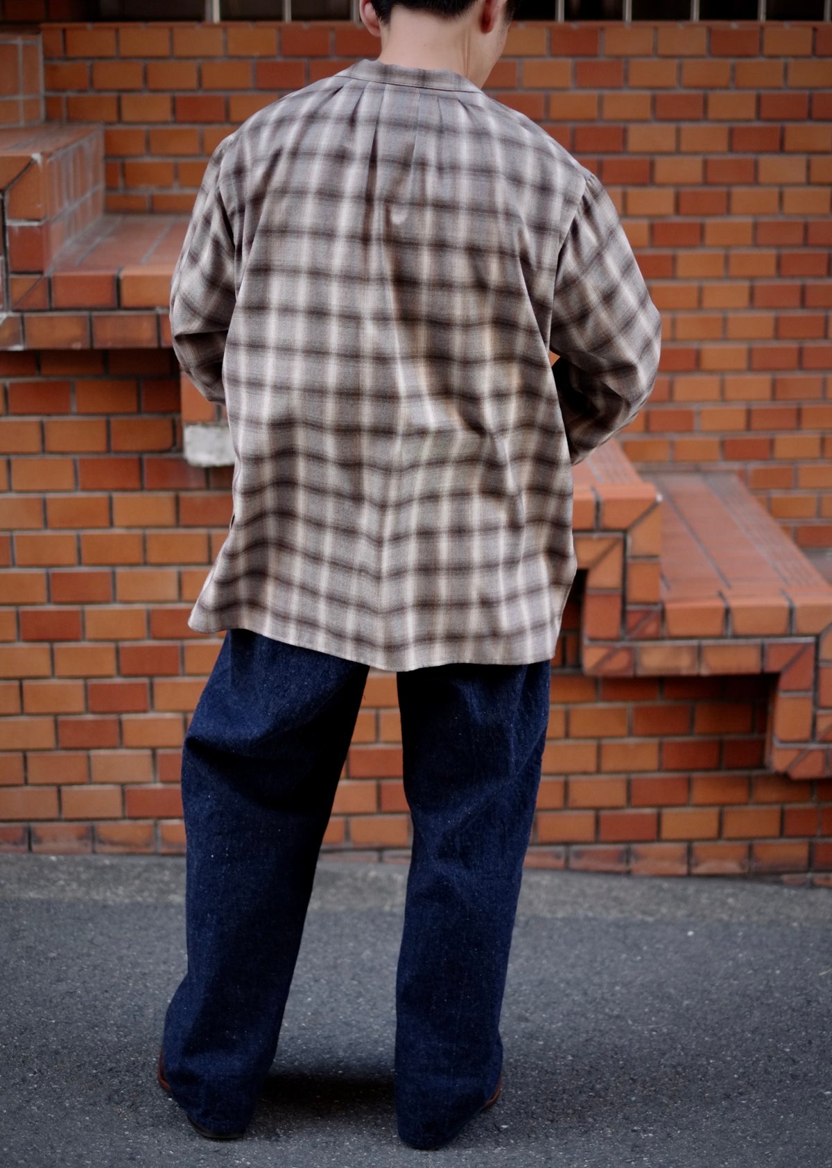 SARTO - SKIPPER SHIRT（OMBRE CHECK）